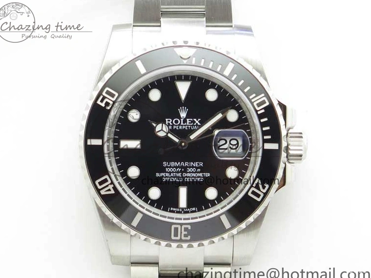 MiroTime 0409 Submariner 116610 LN Black Ceramic ZRF 1:1 Best Edition on SS Bracelet VR3135 (CF Bezel) Contemporary 2758